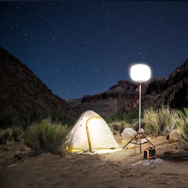 Battery Powered LED Balloon Lights 100 Watt Led Work Light Stand For Incident