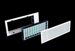 Plasma Micro electrostatic air cleaner for hotel Fan coil air disinfection and