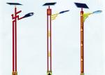 10000lm Led Solar Street Lamp , IP65 Waterproof Outdoor Solar Street Lamps Red