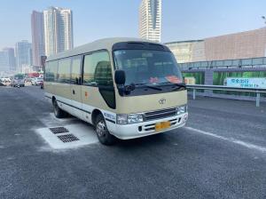 China 22 Seats 2012 Year Left Hand Steering Used Toyota Coaster Bus 2TR Gasoline Engine factory
