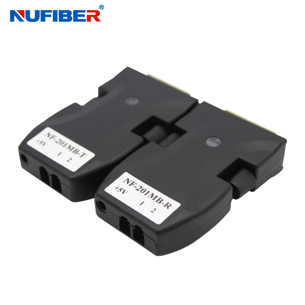 2 Core DVI To Fiber Extender With EDID Function Multimode 500 Meters