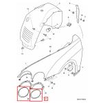 For Bentley Continental Gt Gtc 2004-2011 A Set Headlight Ring OEM 3W8807763B