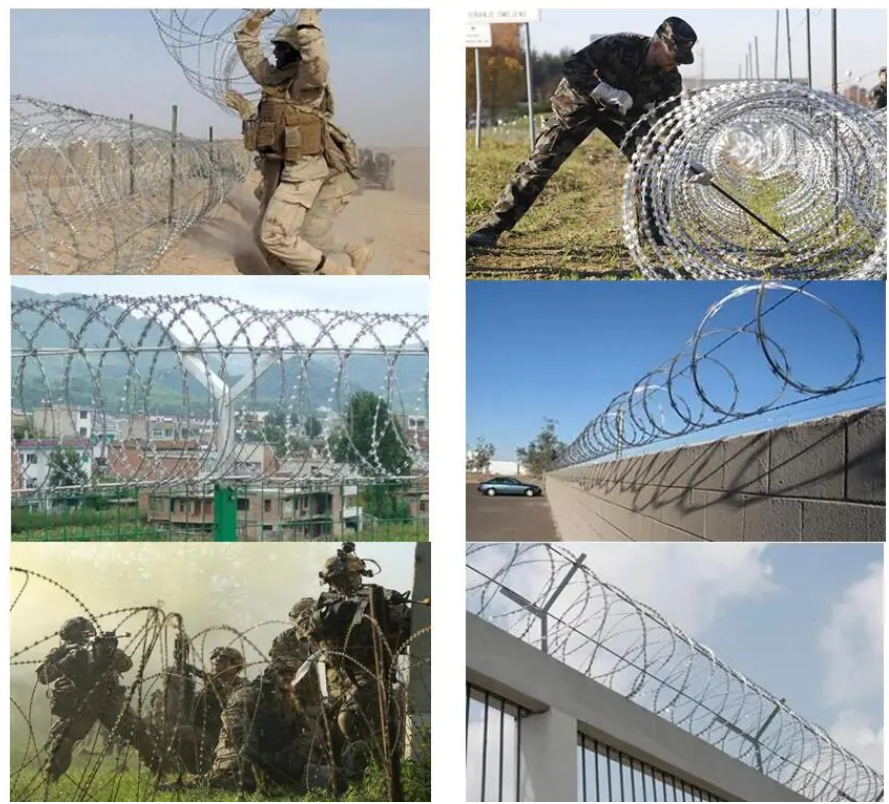  Concertina Blade Wire Mesh 