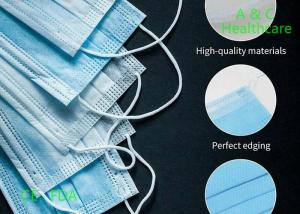China Breathable Disposable 3 Layer Face Mask For Air Pollution Skin Friendly factory