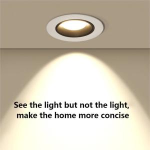 China φ105mmxH108 Dimmable 12W LED Spotlight Ceiling 15W 24deg Ra90 factory