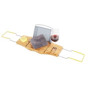 China Natural Color Bamboo Bathroom Supplies , Bamboo Bathroom Rack Non - Flammable factory