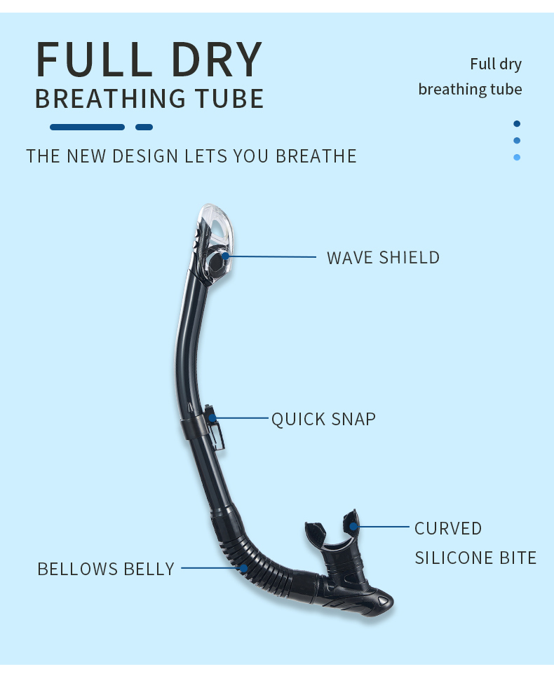 ZMZDIVE Freediving Snorkel Mask Set Prescription Snorkeling Goggles