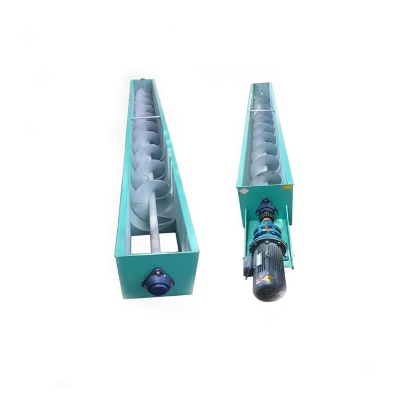 OEM Custom Mud Auger Shaftless Screw Conveyor for Dyeing Sewage Treatment