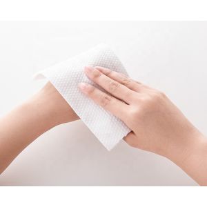 Polyester Viscose Spunlace Nonwoven Fabric 170gsm For Wet Napkins