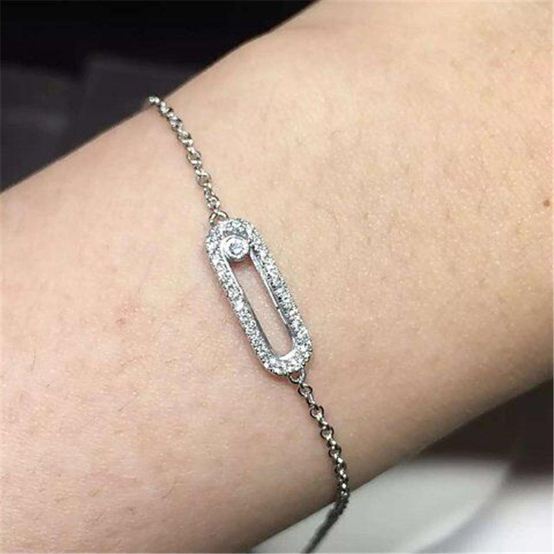 Mk diamond Bracelet 18k white gold yellow gold rose gold diamond Bracelet Jewelry factory in Shenzhen, China