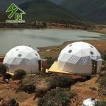 Waterproof Outdoor Glamping Geodesic Dome Tent Dome Camping Tents With Skylight