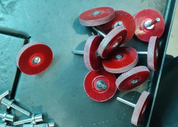 50 MM Shaft Mounted Wheel Brush Encapsulated for Rust Removal