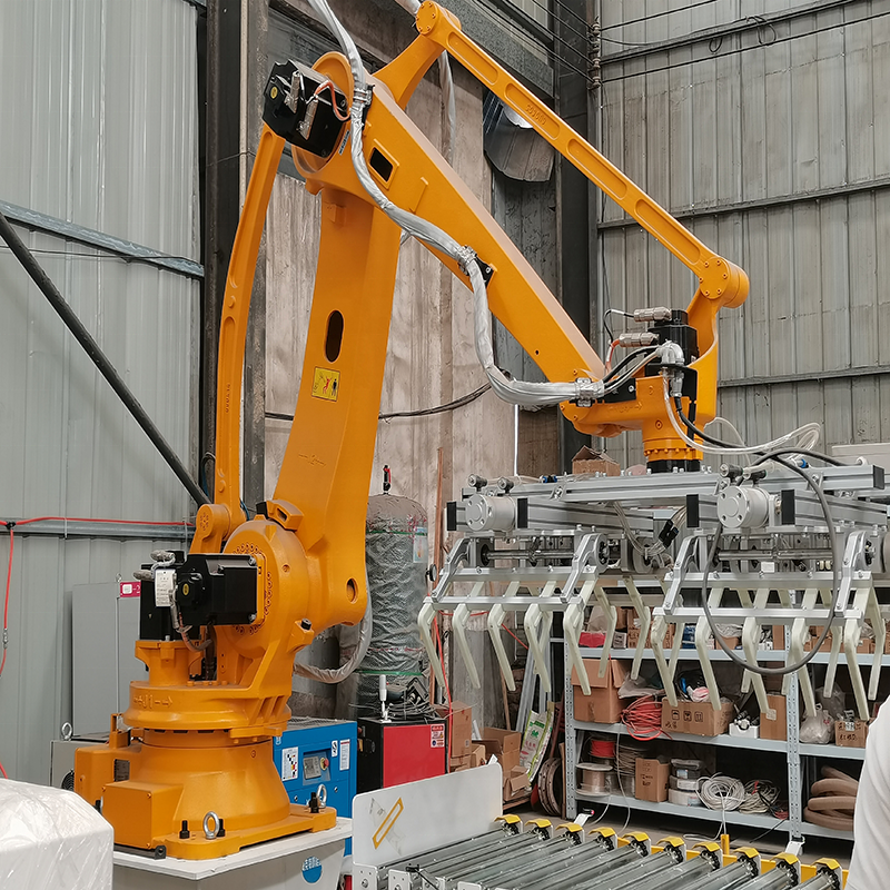 High Level Universal Robots Palletizing 360 Degree Robotic Case Palletizer