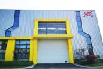Standard PVC Exterior Industrial Sectional Doors With Single Phrase , Vertical