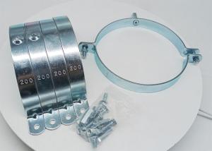 China 200mm Electro Galvanized Pipe Clamp OEM / ODM factory