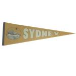 Silk Screen Printing Felt Pennant Banner , 15x20cm Outdoor Pennant Banner