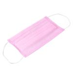 Antibacterial Custom Surgical Mask , Fluid Resistant Pink Disposable Mask