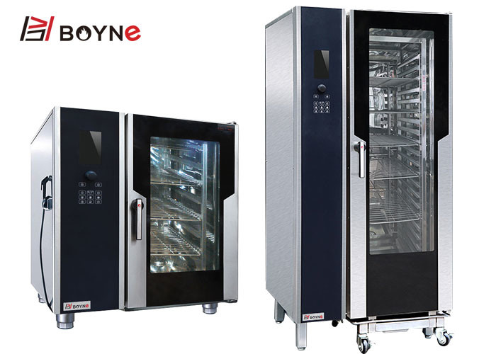 20 Trays Steam Combi Oven With Boiler 380v Electric Digital Controller for commercial kitchen