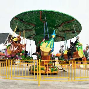 China Theme Park Flying Chair Ride With Dinosaur Cockpit Long Working Life factory