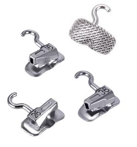 China Smooth Orthodontic Buccal Tube 1st Molar SGL Bondable Tube With Sliding Crimpable Hook factory
