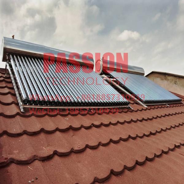 304 Stainelsss Steel Solar Water Heater 300L Hight Pressure Solar Heating