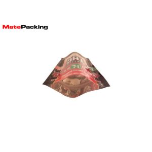 Transparent Window Plastic Tobacco Pouch Standing Up Customized Color With