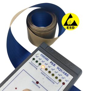 ESD Anti Static Self Adhesive Polyester Grid Fabric Roller Tape