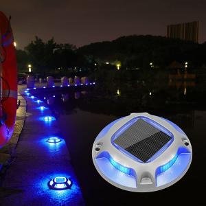 China Outdoor LED Solar Driveway Dock Lights Warning Step Lamps For Sidewalk Garden Pathway Yard factory