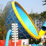 Outdoor medium whirlwind Fiberglass Water Slides for water park sport