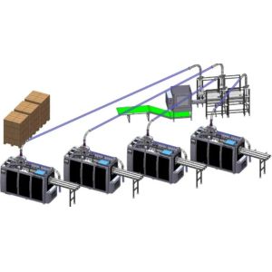 Full Automatic Disposable Plastic Paper Cup Packing Machine