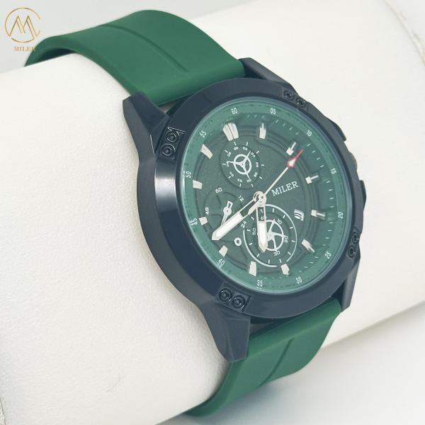 MILER Watch 1005 Sports Silicone Band Calendar 3ATM Waterproof Watch Quartz