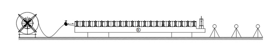 550Mpa Thickness 0.23mm PPGI Roof Forming Machine