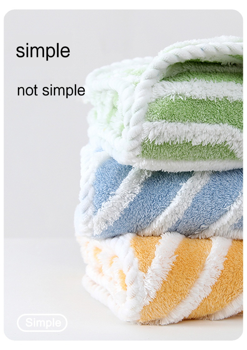 Thickened Woven Sustainable Jacquard Coral Fleece Dishcloth Microfiber Cleaning Rag
