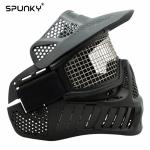 Airsoft Face Mask With Steel Wire Mesh , Military Tactical Mask For Archery