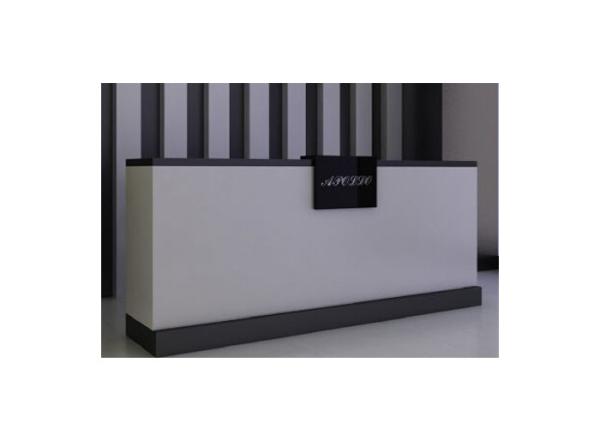 180CM Length Middle Size Shop Till Counter , High Grade Front Desk Retail Cash