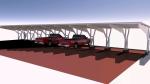 Open Ground Carport Solar Systems Ease Configuration Installation Anodized