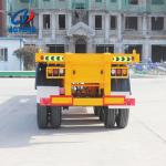 Truck 20ft 40ft Skeleton Gooseneck Container Chassis Skeletal Trailer with 2*13T