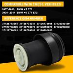 Rear Air Suspension Spring Bags Kit Compatible with BMW X5 E70 2007 2008 2009