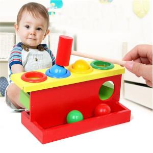 China Piling Hand 10cm Shape Matching Toy Wooden Musical Instruments factory