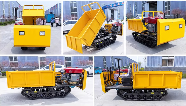 Different Loading Capacity Mini Crawler Dumper Track Transporter For Engineering