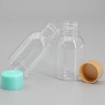 30ml PET Clear Plastic Bottle Mini Round Travel Lotion Essence Spray Cosmetic