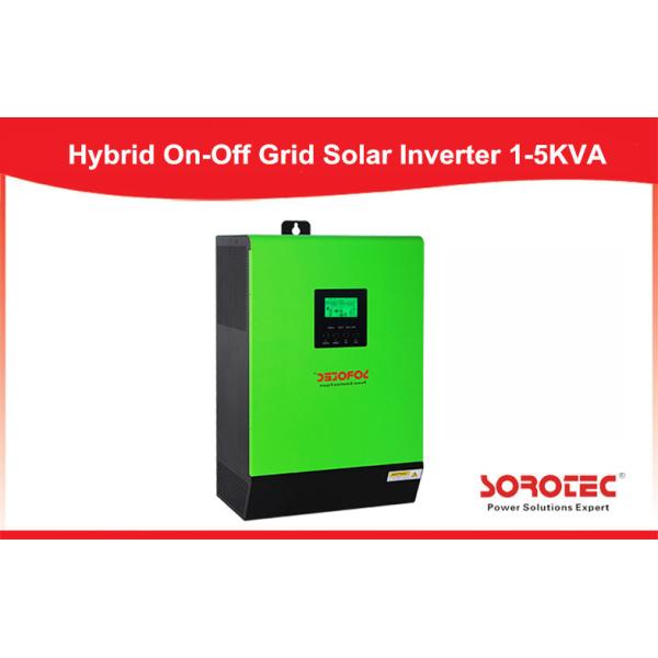 China PF =1.0 Pure Sine Wave Hybrid Solar Inverter On & Off - grid 1 Phase factory