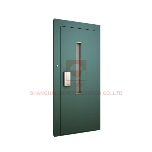 China Cold Rolled Steel Hand Centre Opening Sliding Doors For Passenger Elevator factory