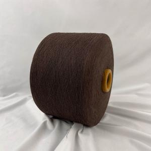 China Ne 3s Brown And Red Poly-Cotton Yarn For Making Carpet And Rug factory