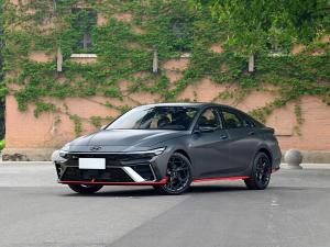 China Elantra Hyundai Vehicle1.4t Dct Lux Premium Edition N Line New Compact Car Pure Gasoline Power factory