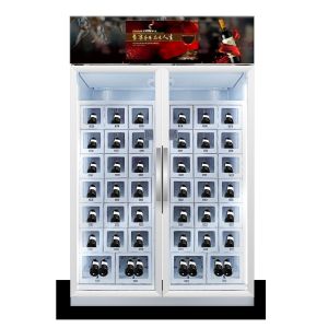 Pizza Cooling Locker Vending Machine With Microwave Micron smart vending