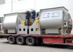 Big Size Twin Shaft Paddle Mixer High Efficiency With 10rpm-60rpm Speed