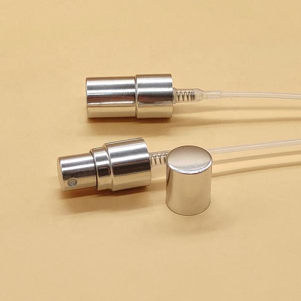 Metal Half Cover Lid 12/415 13/415 18/415 20/415 Refill Travel Atomizer Fine Mist Spray Pump for Perfume Bottle