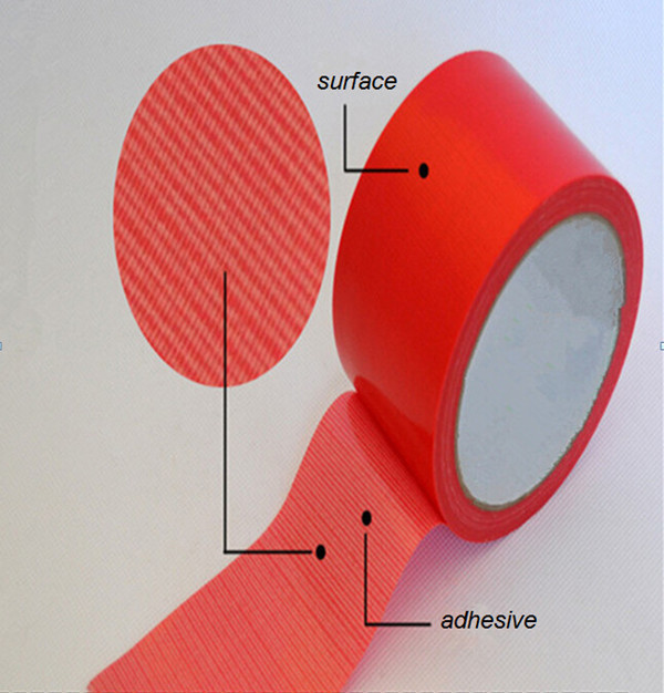 Heavy Duty Cloth Duct Tape , Heat Proof Plaid Duct Tape Flexible Strong Adhesion