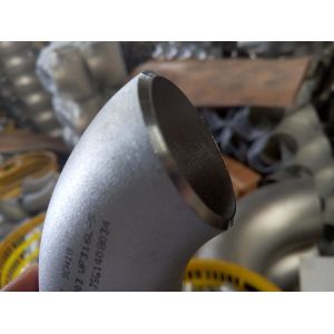 China Stainless steel butt welded pipe elbows factory